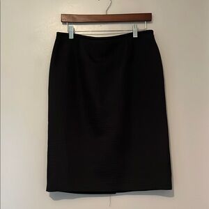 Liz Claiborne Black Pencil Skirt Elegant Design